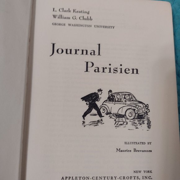 JOURNAL PARISIEN, 1st Ed. 1955, French language book - vintage rare - Picture 2 of 4